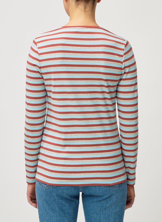 Longsleeve 1/1 Arm Carmine Red Frontansicht