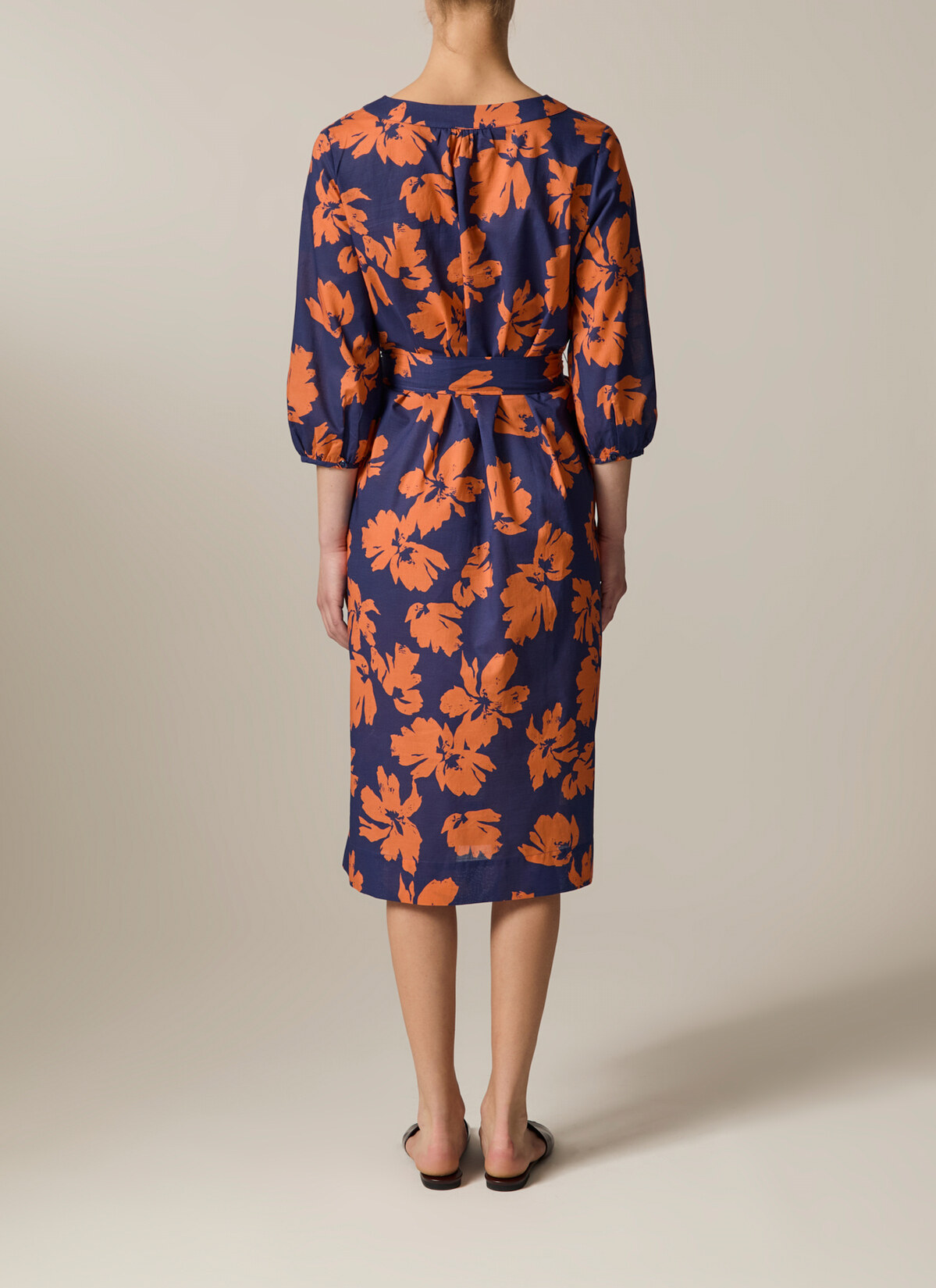 Kleid, Mystic Blue Rückansicht