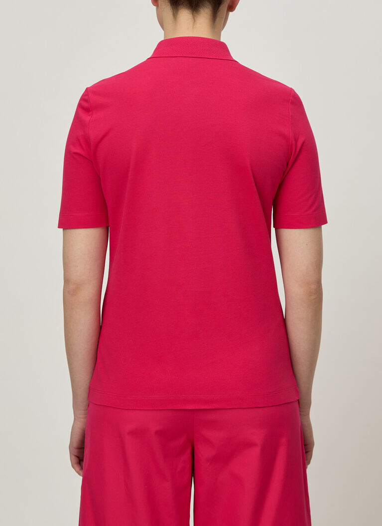 Shirt Polohemd, Wild Raspberry Rückansicht