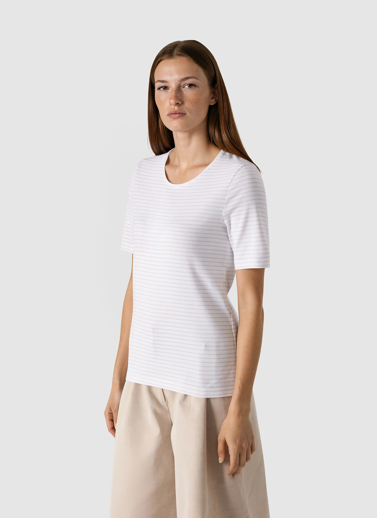 T-Shirt Rundhals 1/2 Arm, Beach Frontansicht