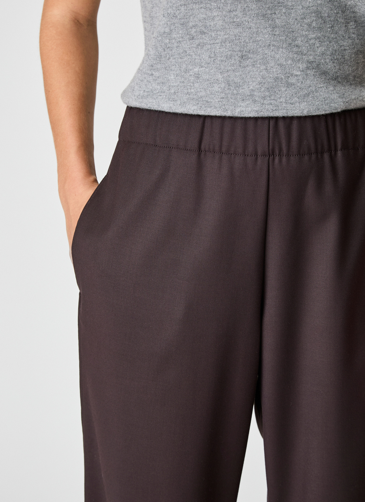 Hose, Dark Espresso Detailansicht 2