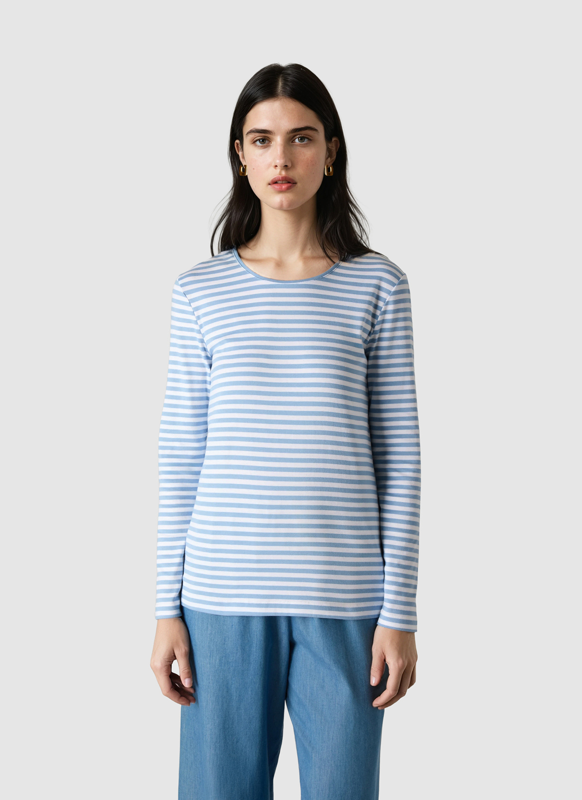 T-Shirt Rundhals, Endless Sky Frontansicht