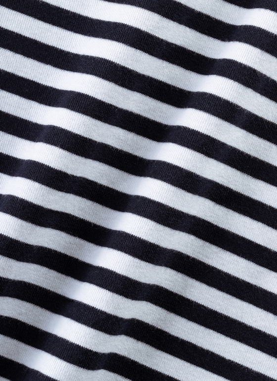 T-Shirt Rundhals Navy Frontansicht