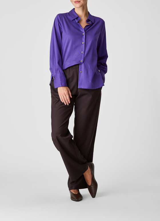 Bluse 1/1 Arm Mythical Violet Frontansicht