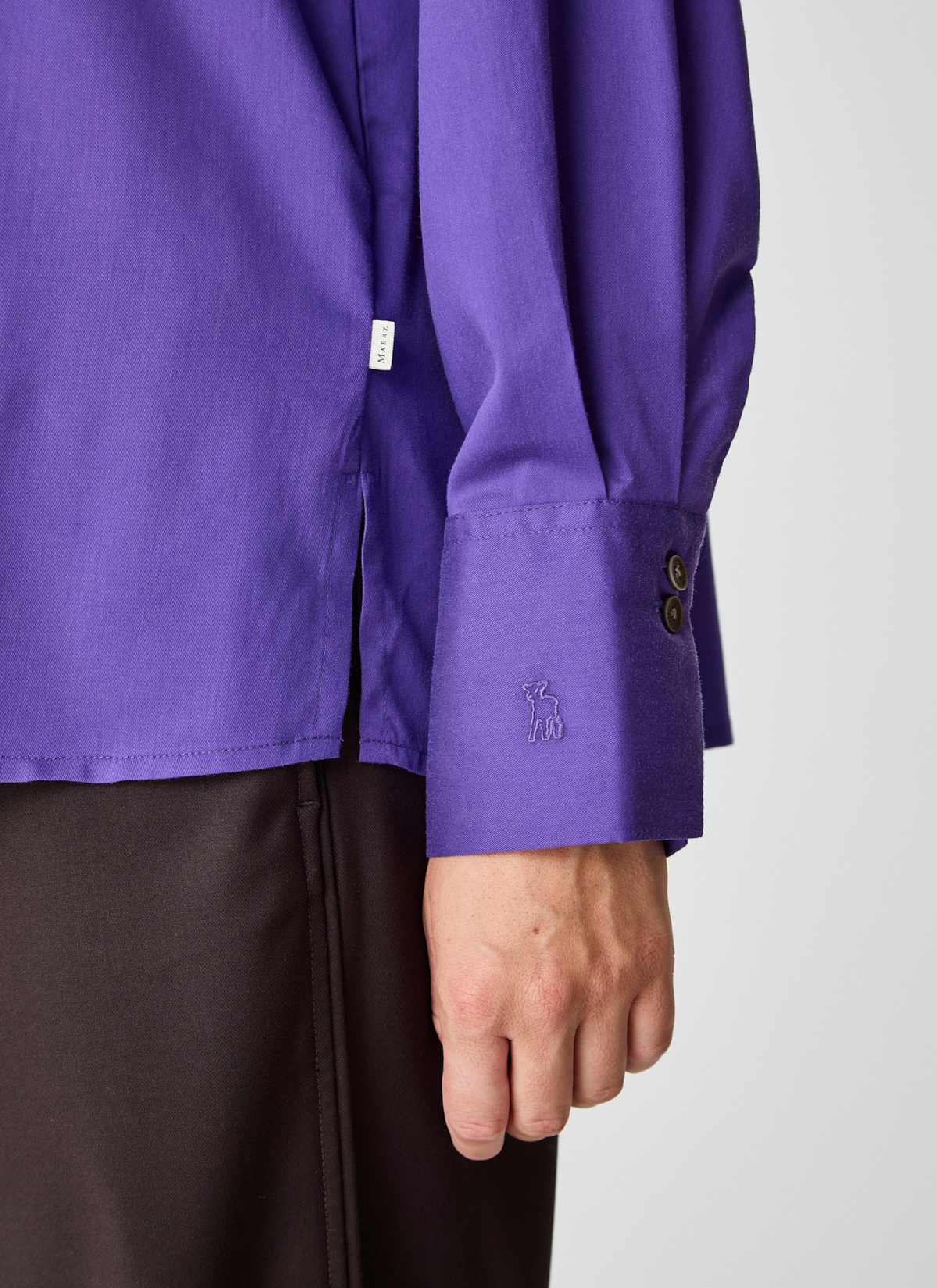 Bluse 1/1 Arm, Mythical Violet Detailansicht 2