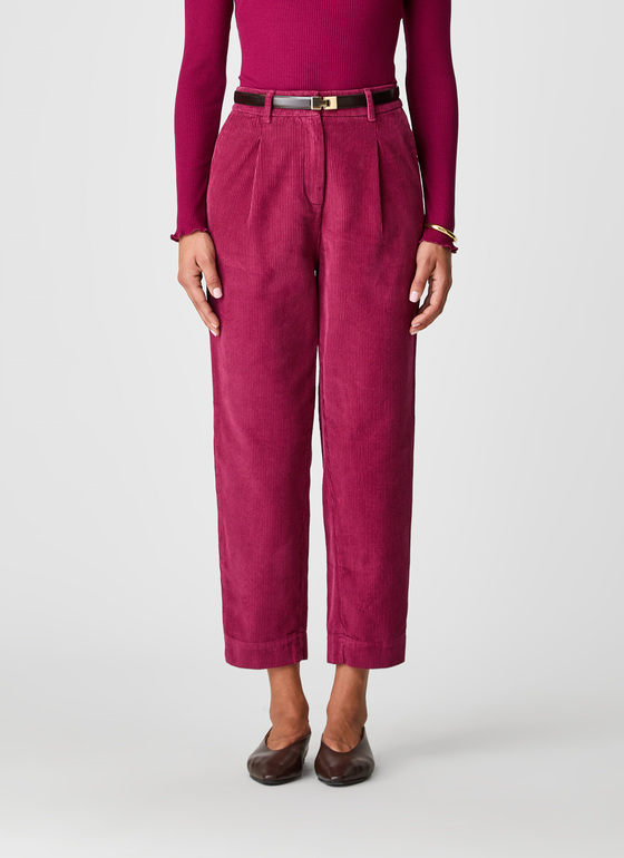 Hose Bordeaux Frontansicht
