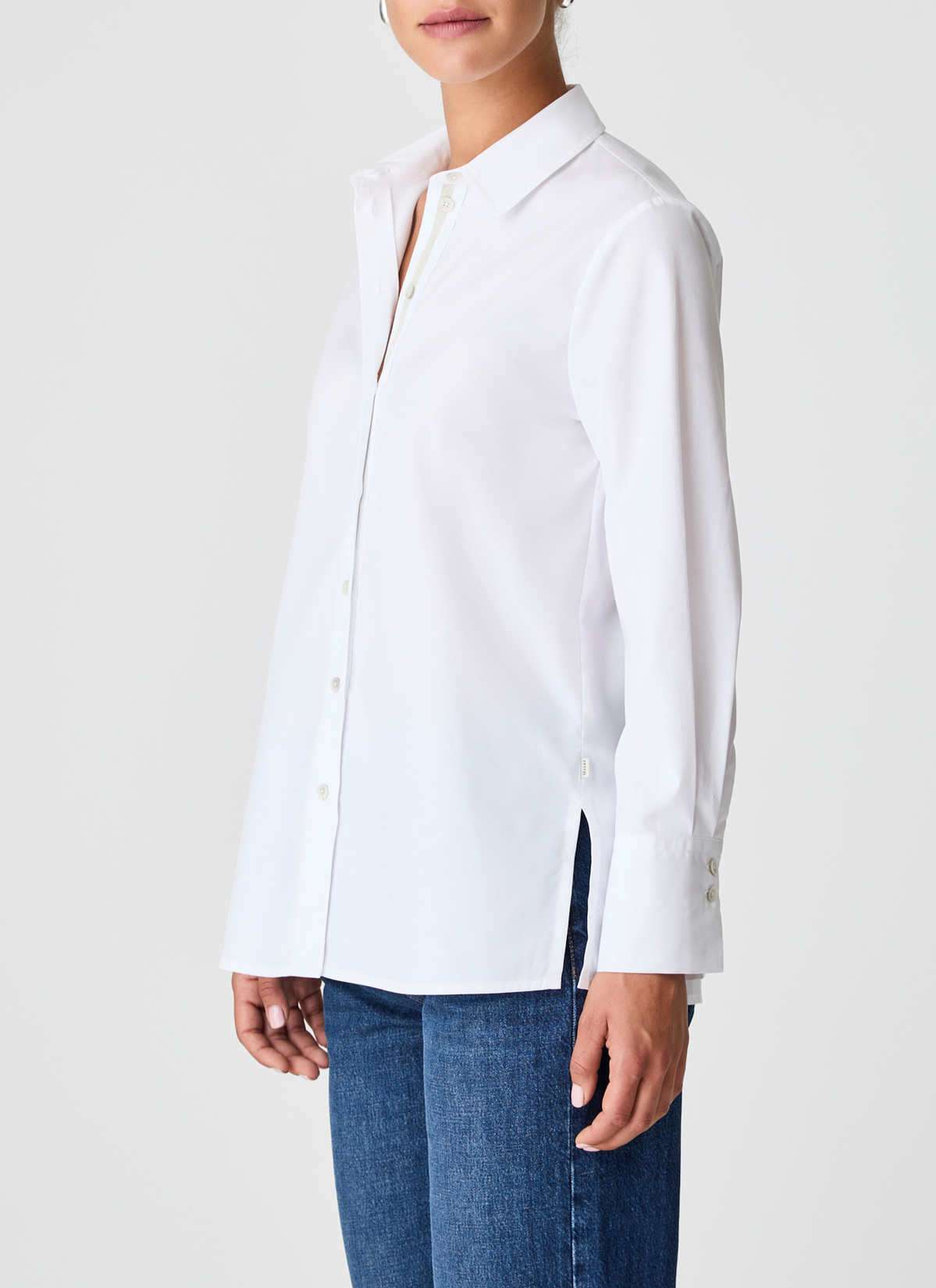 Bluse 1/1 Arm, Pure White Detailansicht 1