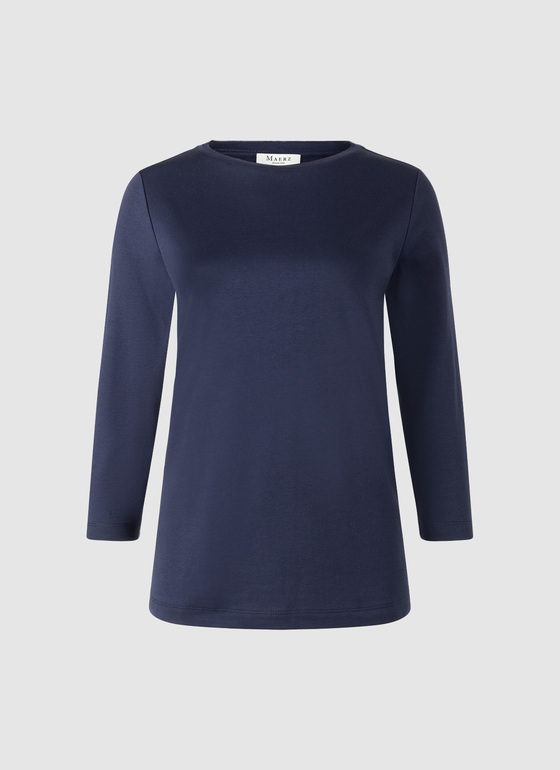 Longsleeve Rundhals 3/4 Arm Bright Night Frontansicht
