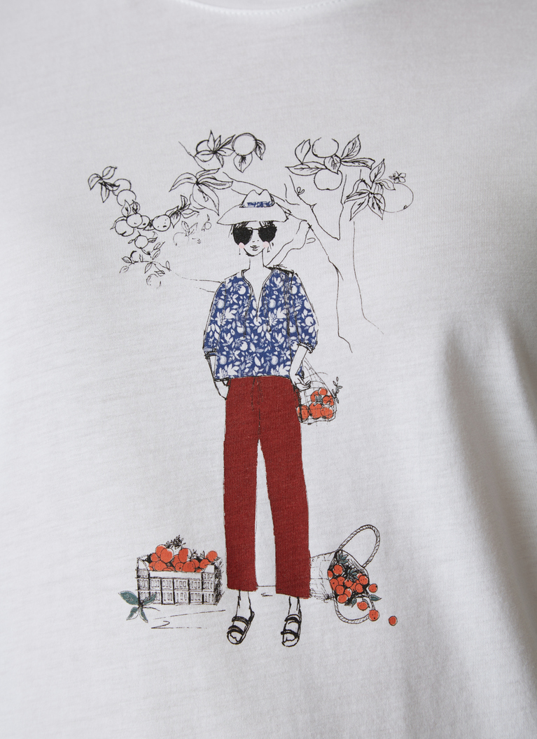 T-Shirt Rundhals 1/2 Arm, Starfish Detailansicht 2