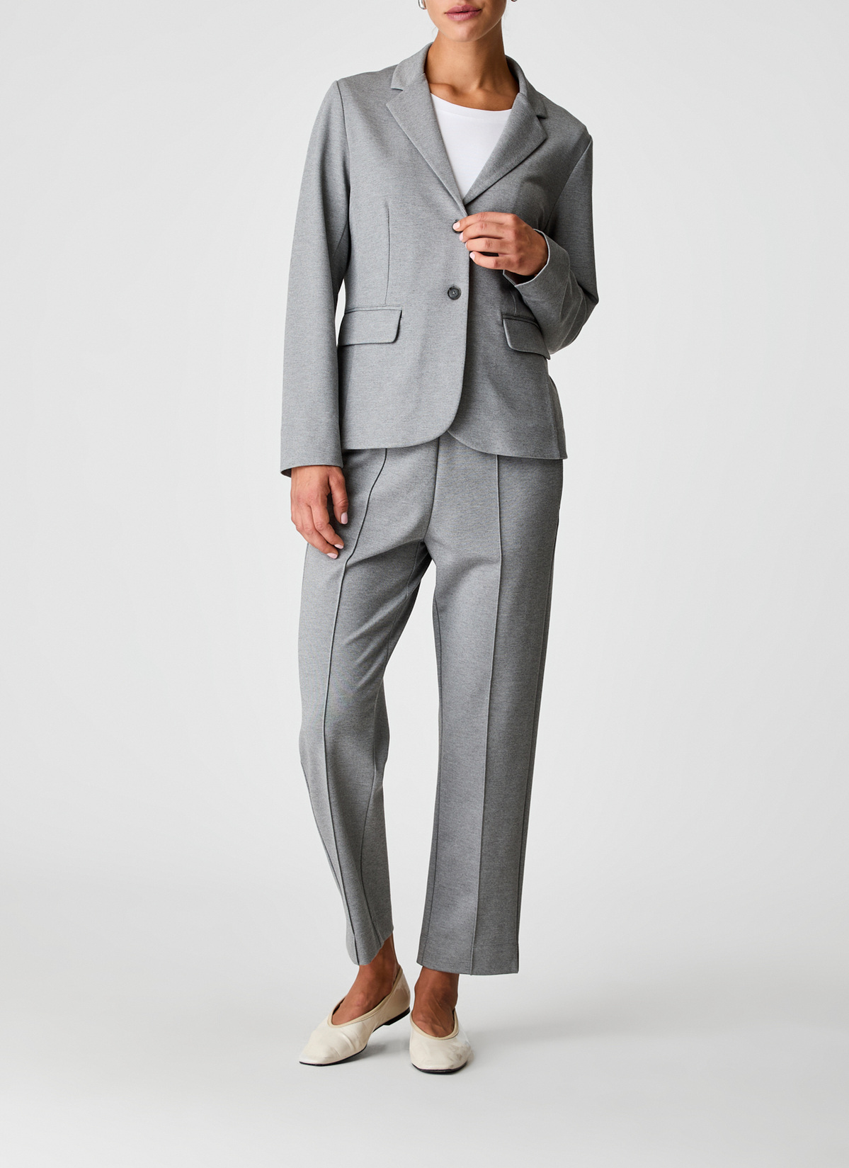 Sweat Blazer, Granite Grey Detailansicht 1