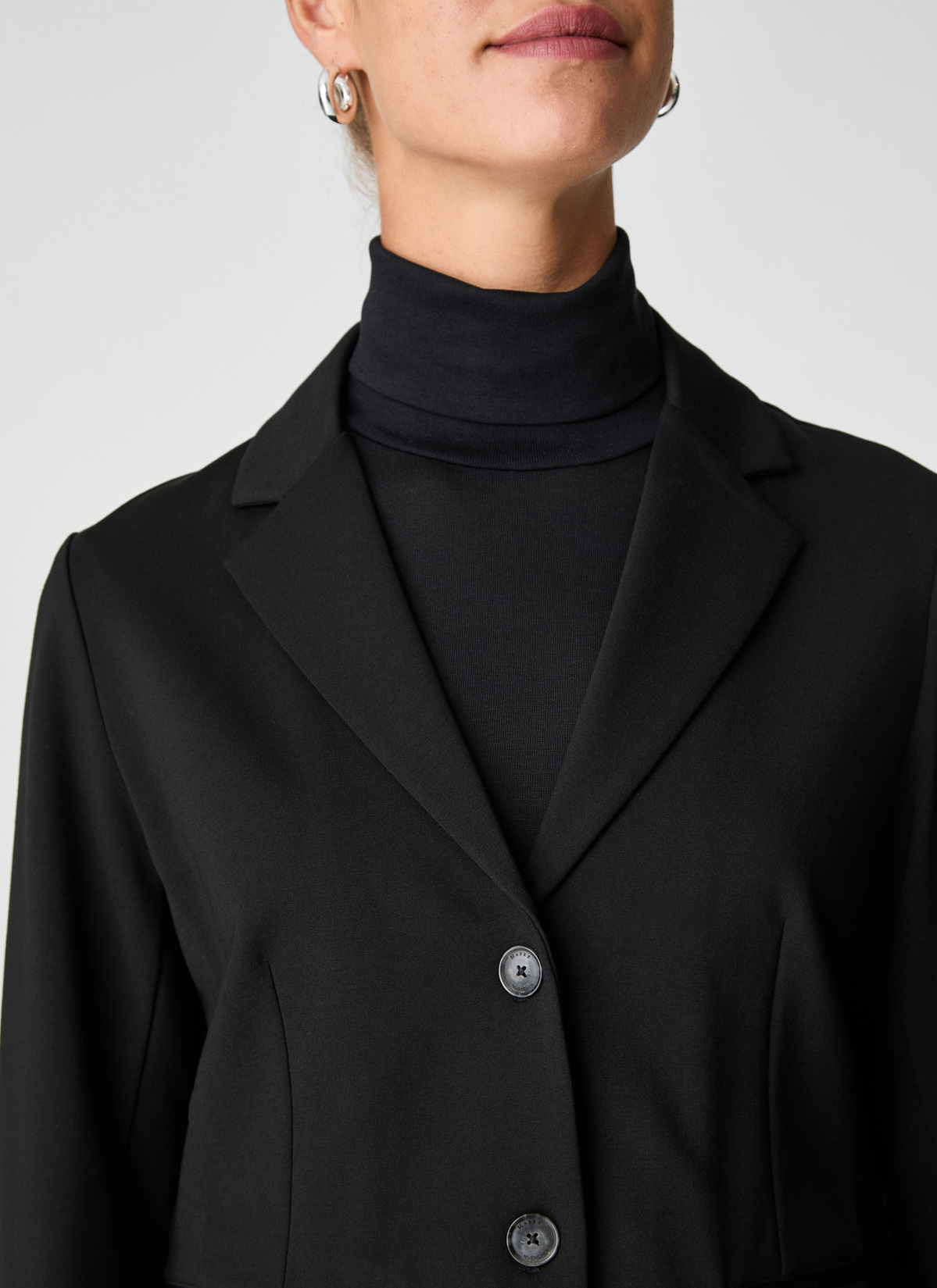Sweat Blazer, Black Detailansicht 1