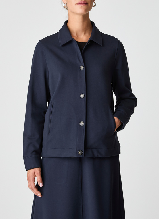 Jacke Wirk Navy Frontansicht