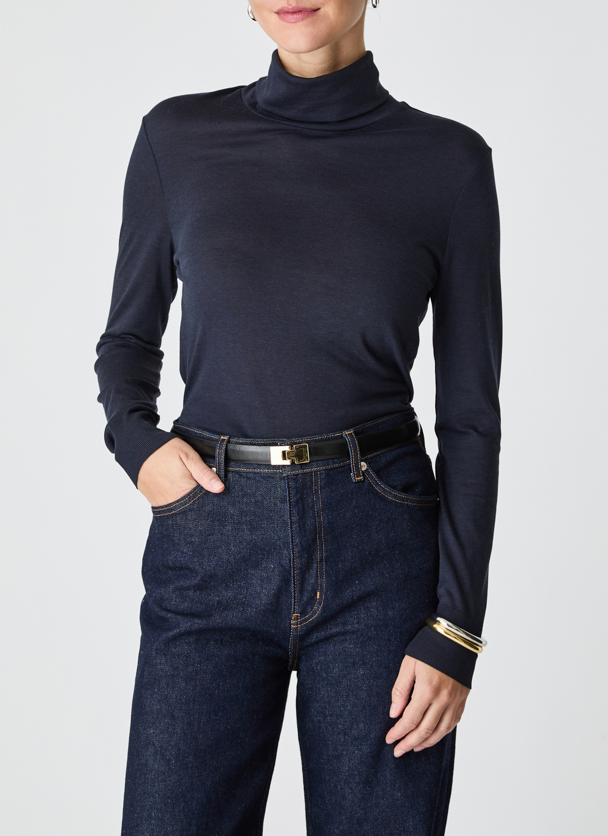Longsleeve 1/1 Arm, Navy Detailansicht 1