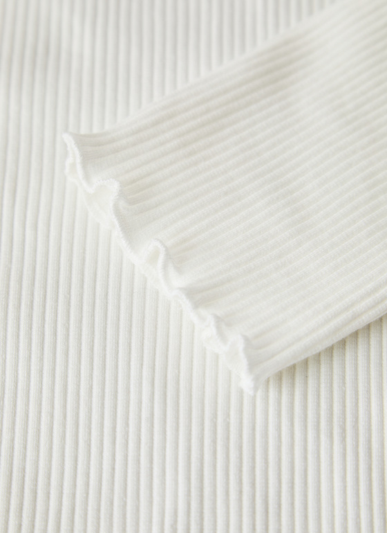 Longsleeve 1/1 Arm New White Frontansicht