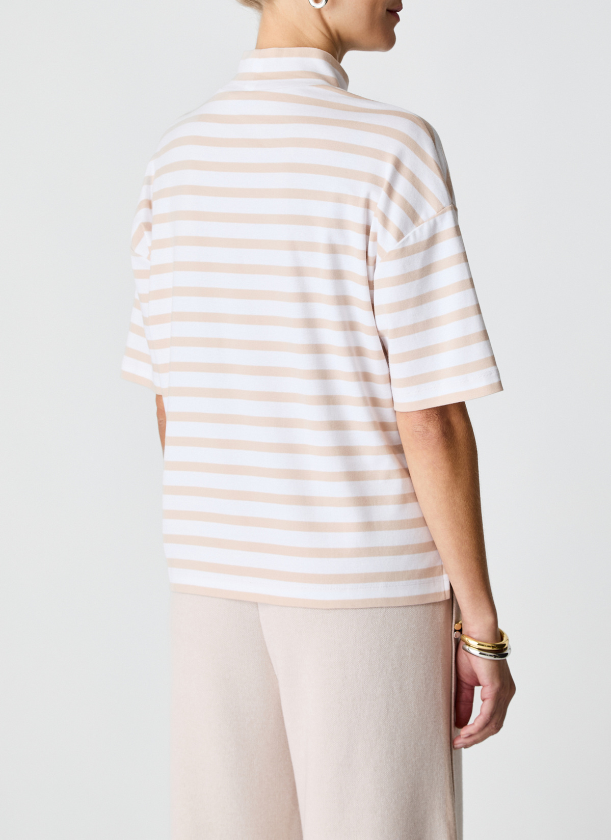 T-Shirt 1/2 Arm, Sand Rückansicht