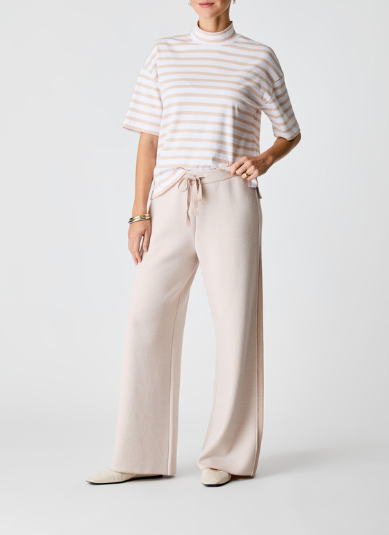 T-Shirt 1/2 Arm Sand Frontansicht