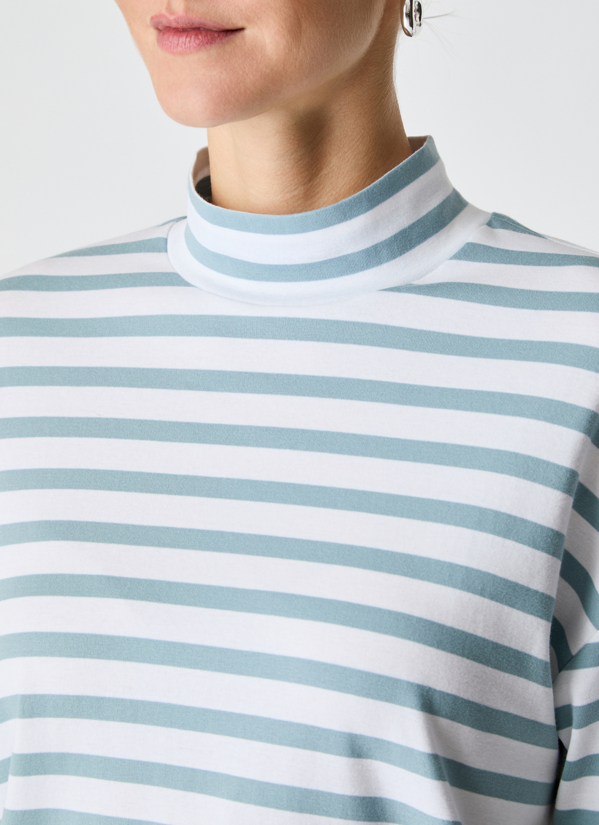 T-Shirt 1/2 Arm, Lake Blue Detailansicht 2