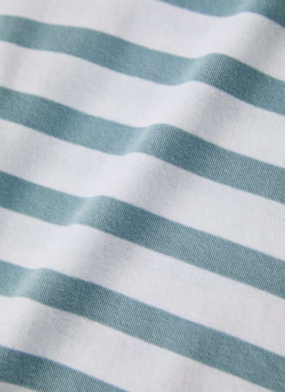 T-Shirt 1/2 Arm Lake Blue Frontansicht