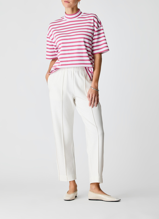 T-Shirt 1/2 Arm Smoky Pink Frontansicht