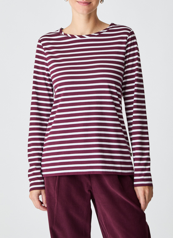 Longsleeve 1/1 Arm Oxid Red Frontansicht