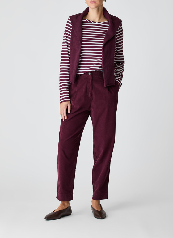 Longsleeve 1/1 Arm Oxid Red Frontansicht