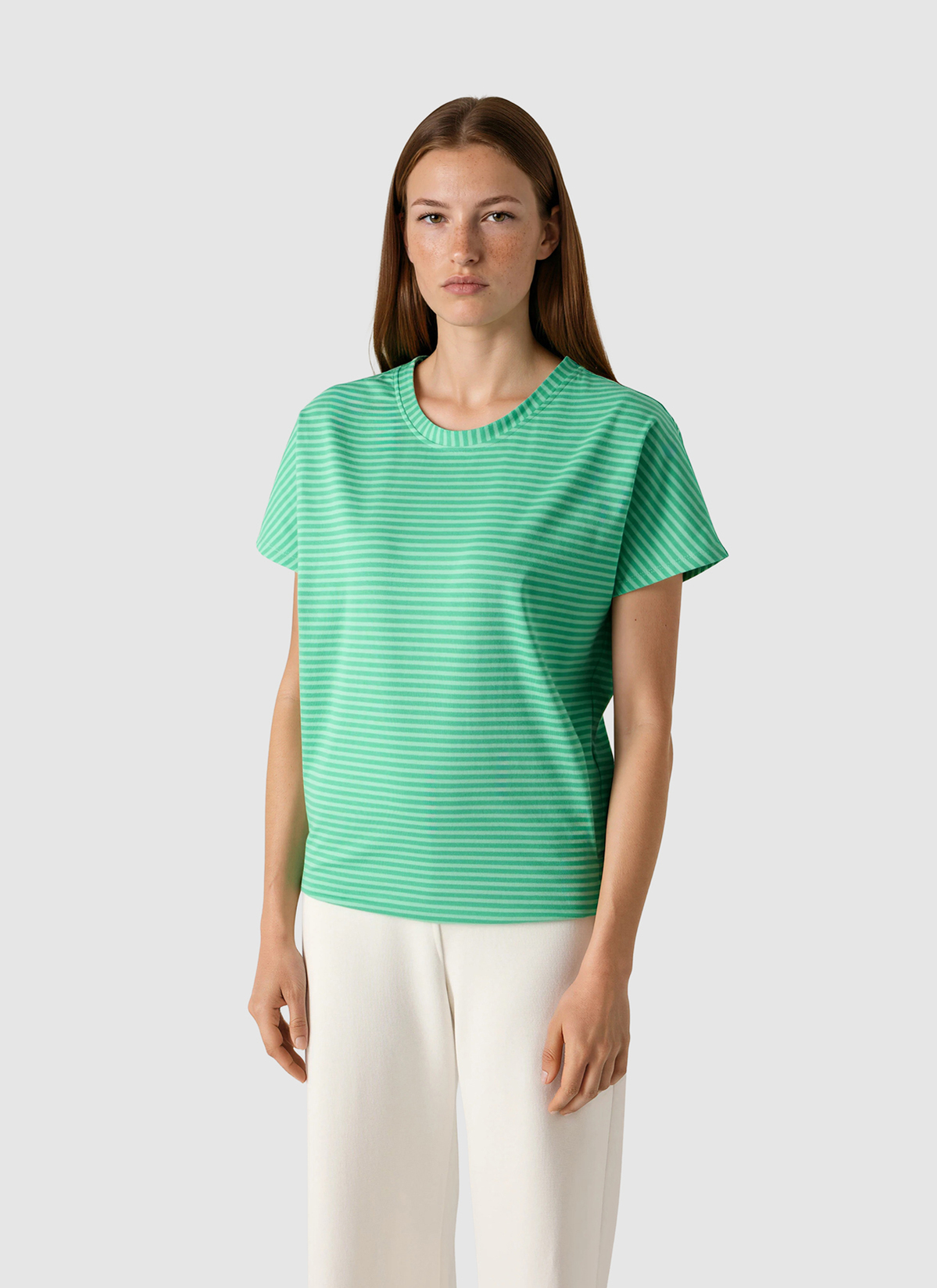 T-Shirt 1/2 Arm, Jade Green Frontansicht
