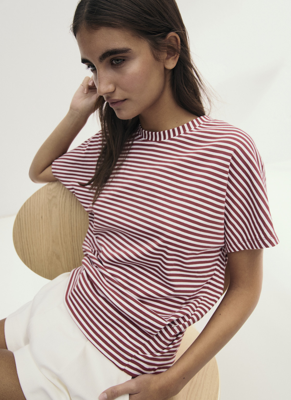 T-Shirt 1/2 Arm, Red Pear Frontansicht