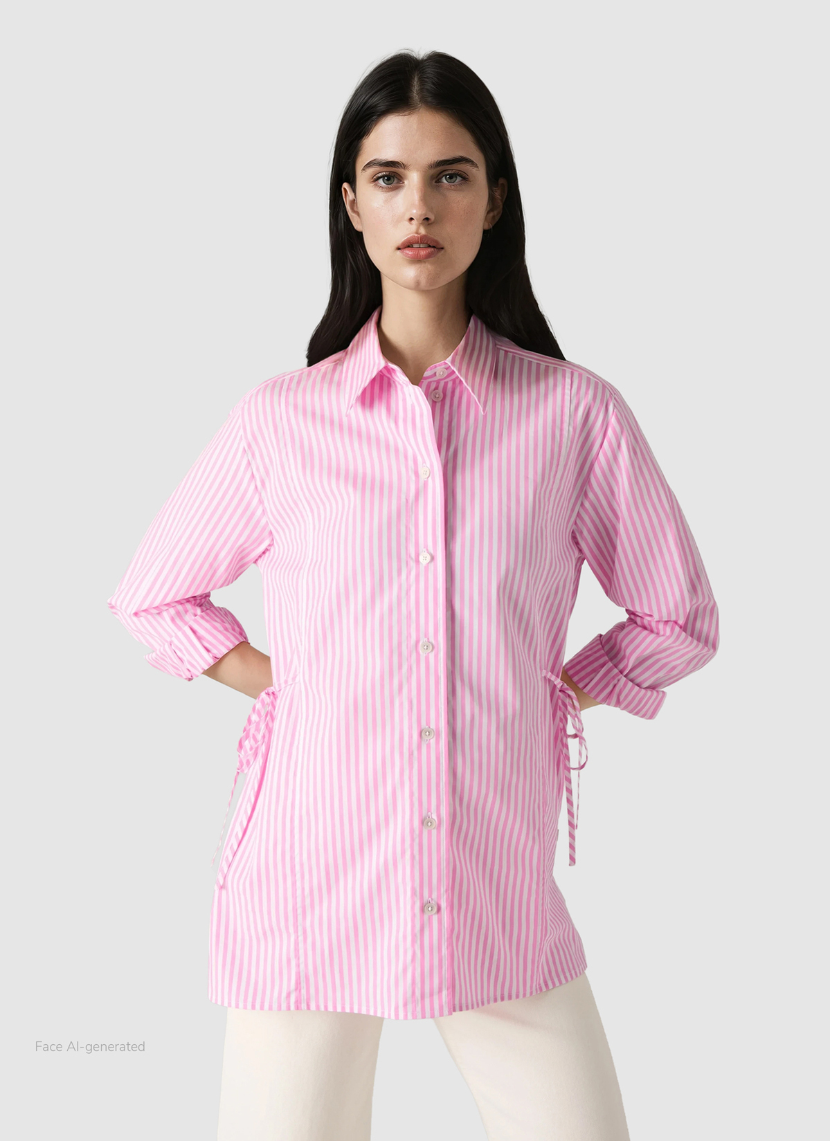 Bluse 1/1 Arm, Chateau Rose Frontansicht