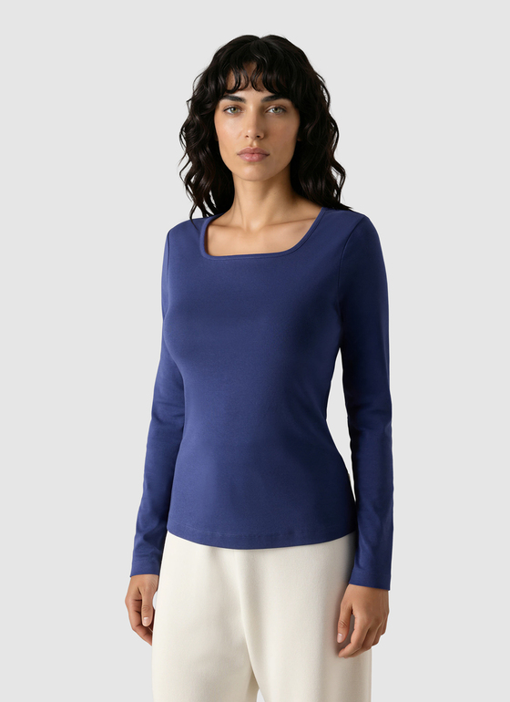 Longsleeve 1/1 Arm Midnight Sail Frontansicht