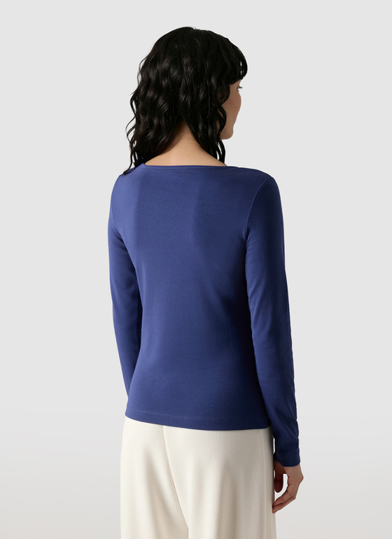 Longsleeve 1/1 Arm Midnight Sail Frontansicht