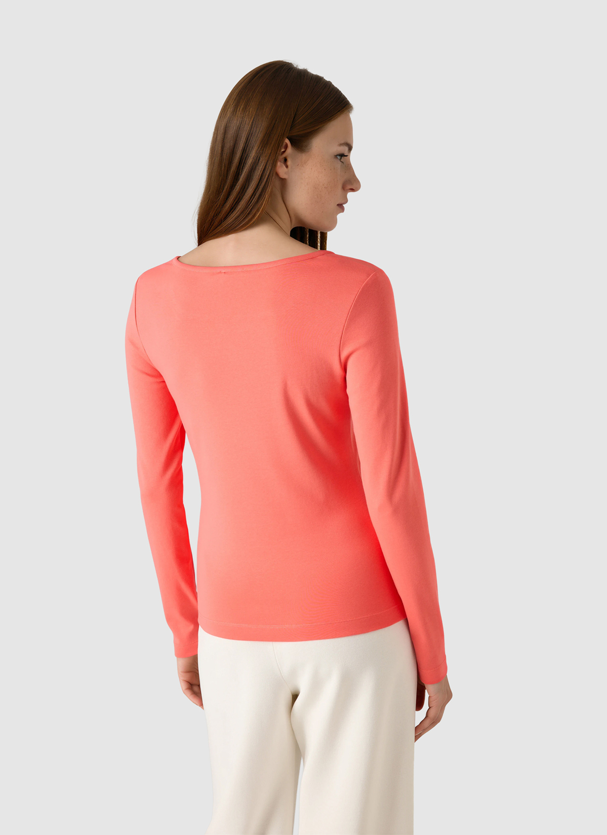 Longsleeve 1/1 Arm, Flamingo Rückansicht