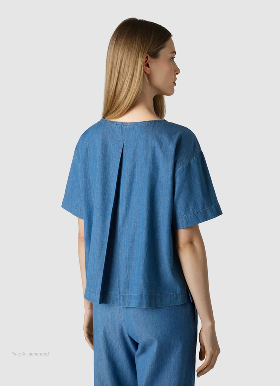 Bluse 1/2 Arm Endless Sky Frontansicht