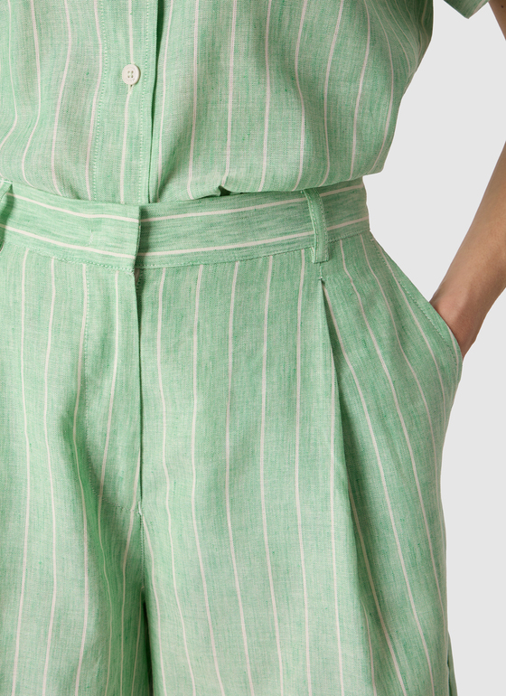 Shorts Jade Green Frontansicht