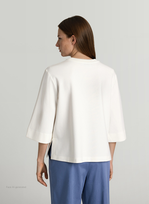 Longsleeve Rundhals 3/4 Arm width=