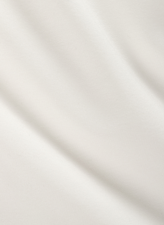 Longsleeve Rundhals 3/4 Arm New White Frontansicht