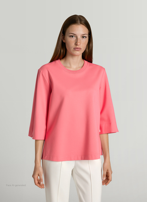 Longsleeve Rundhals 3/4 Arm width=
