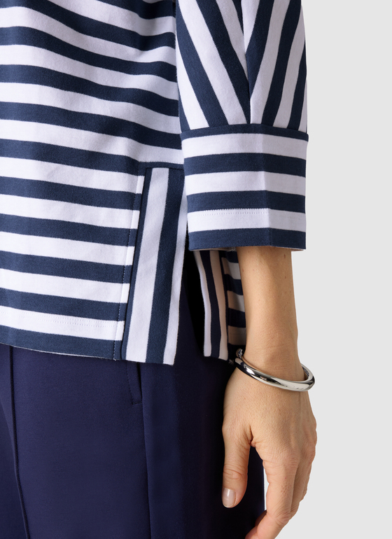 Longsleeve 1/1 Arm Midnight Sail Frontansicht