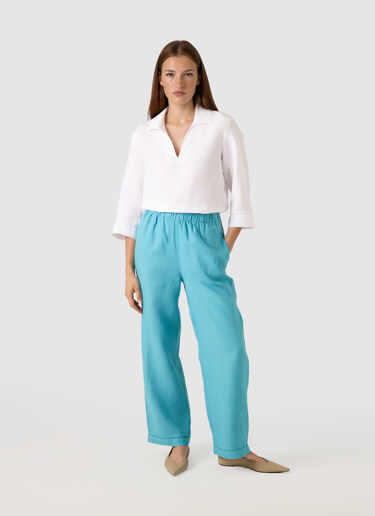 Hose, Delphinium Blue Detailansicht 2