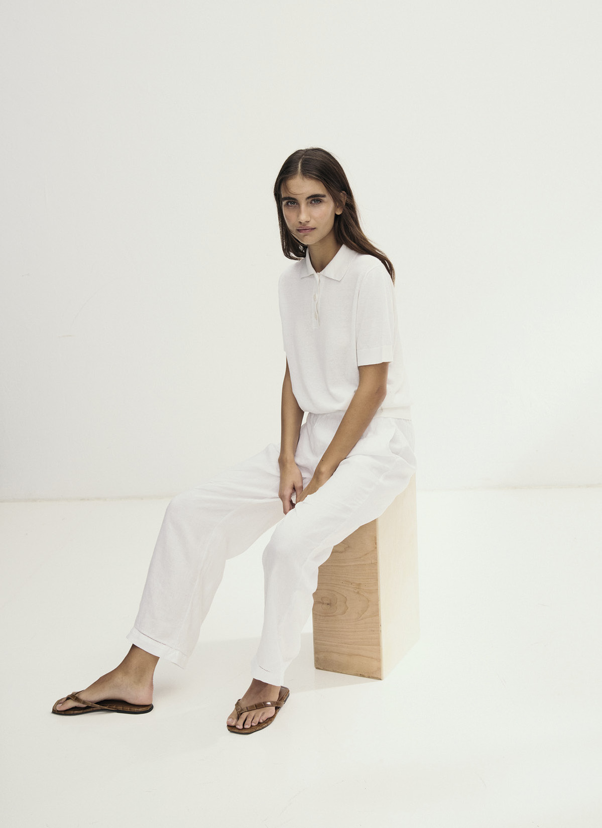 Hose, Pure White Frontansicht