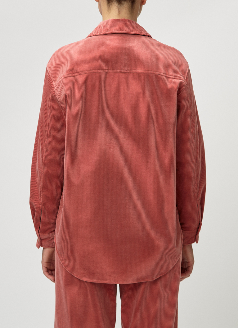 Overshirt, Carmine Red Rückansicht