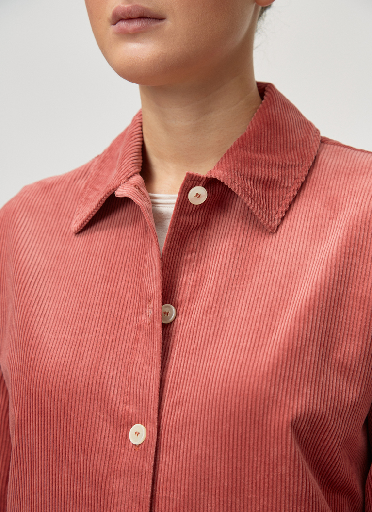 Overshirt, Carmine Red Detailansicht 2