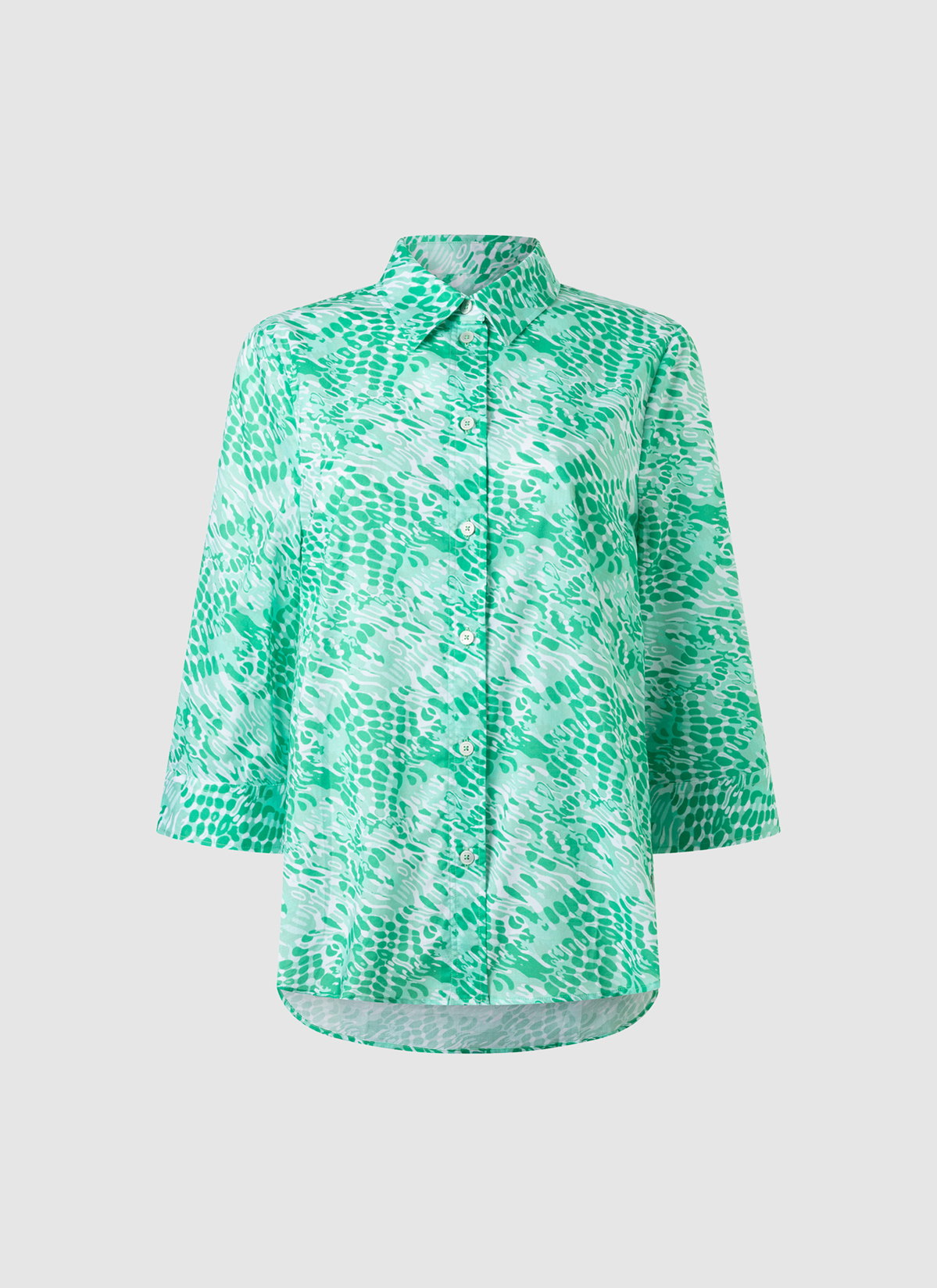 Bluse 3/4 Arm, Jade Green 