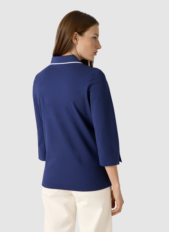 Poloshirt Midnight Sail Frontansicht