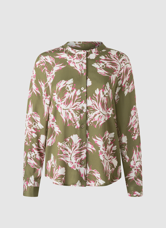 Bluse 1/1 Arm Dried Herb Frontansicht