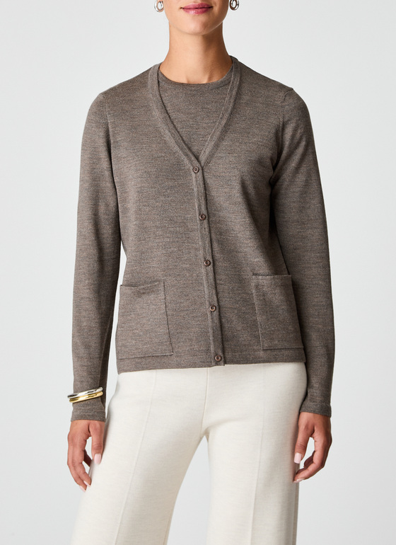 Cardigan  1/1 Arm Hardwood Frontansicht