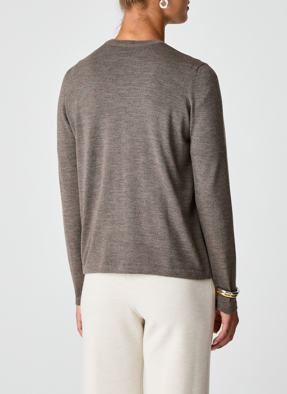 Cardigan  1/1 Arm, Hardwood Rückansicht