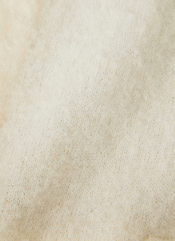 Strickjacke lang New White Frontansicht