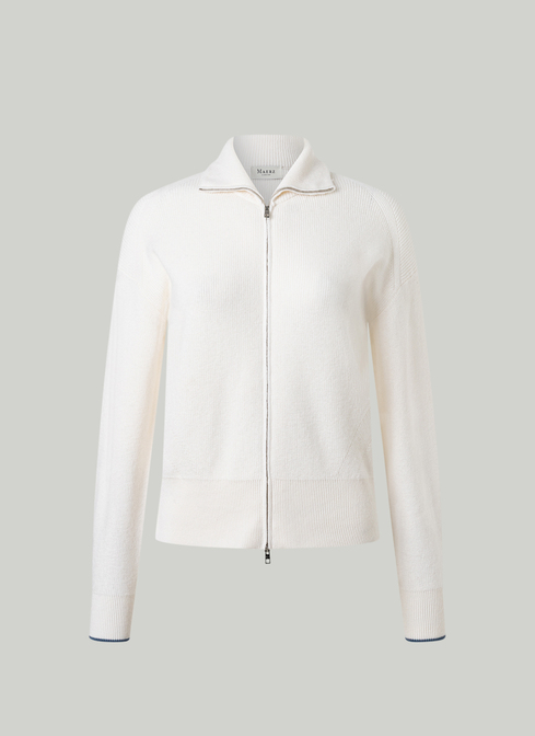Strickjacke Zip 1/1 Arm width=