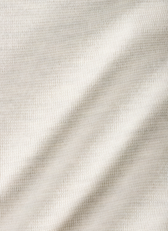 Strickjacke 1/1 Arm Off White Frontansicht