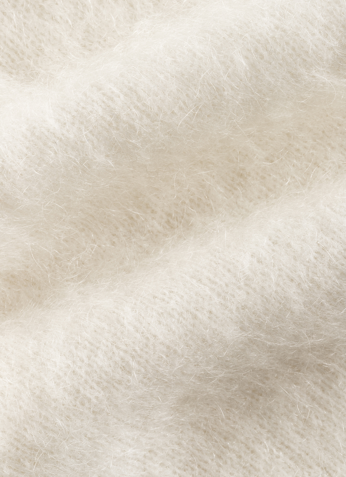 Strickjacke Knopf 1/1 Arm, New White